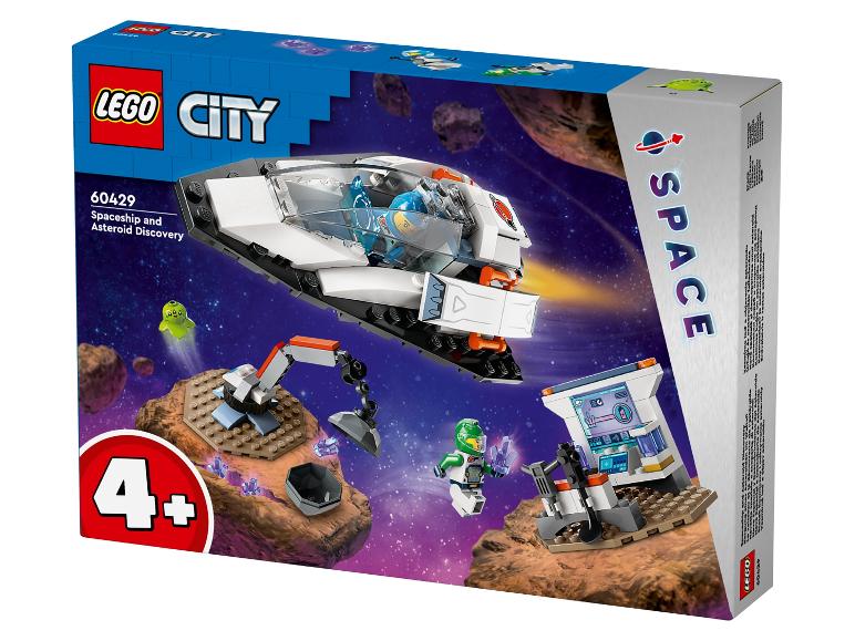 LEGO City Space: Kosmická loď a objev asteroidů.