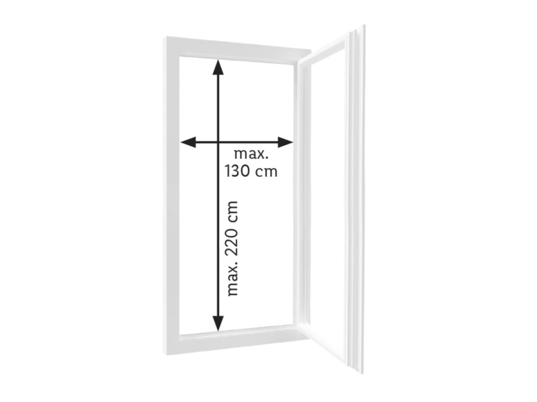  Zobrazit na celou obrazovku LIVARNO home Síť proti hmyzu, 1,3 x 2,2 m - Obrázek 4