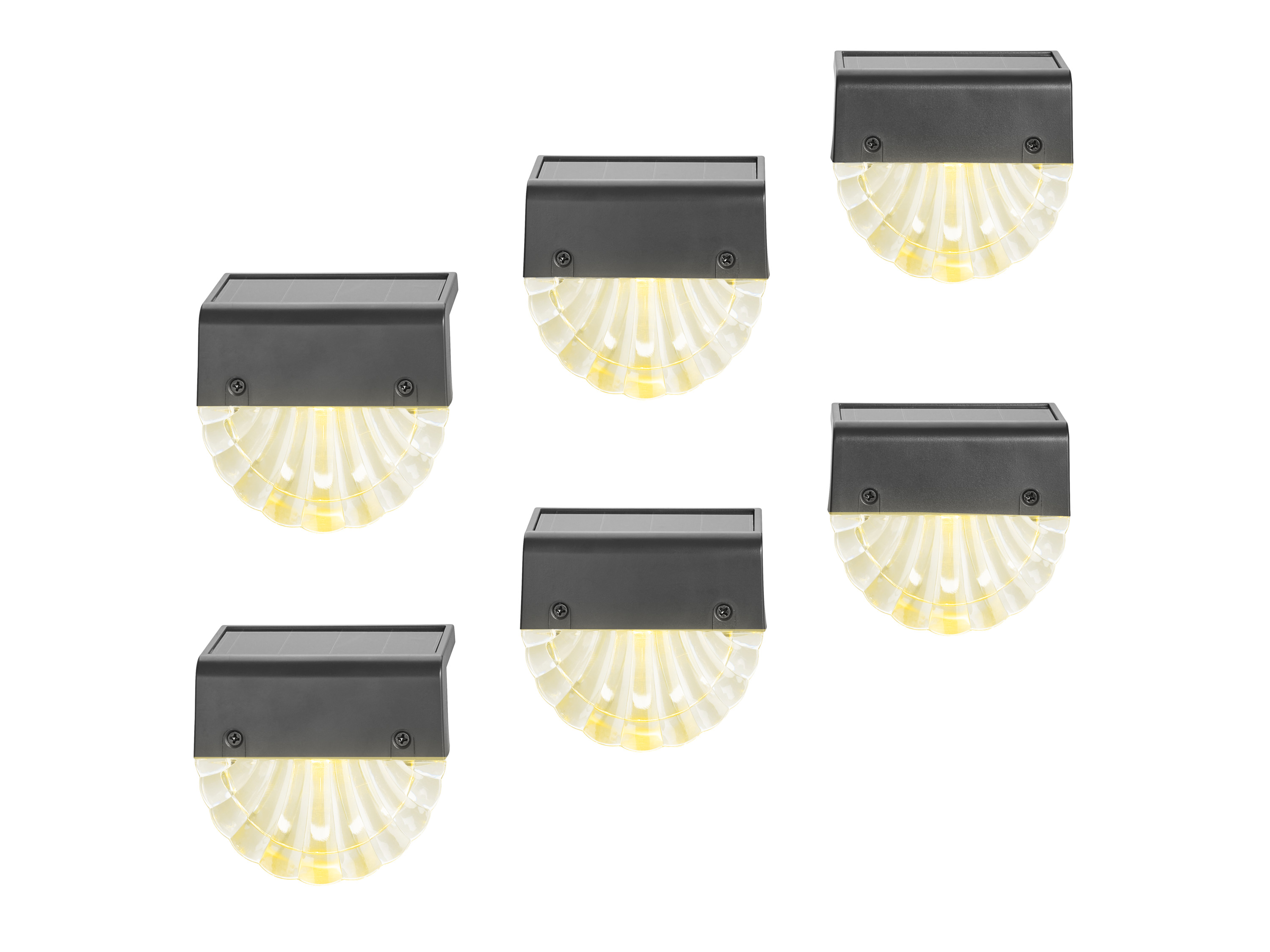 Livarno® Solární LED svítidlo, 6dílná sada (kulatá)