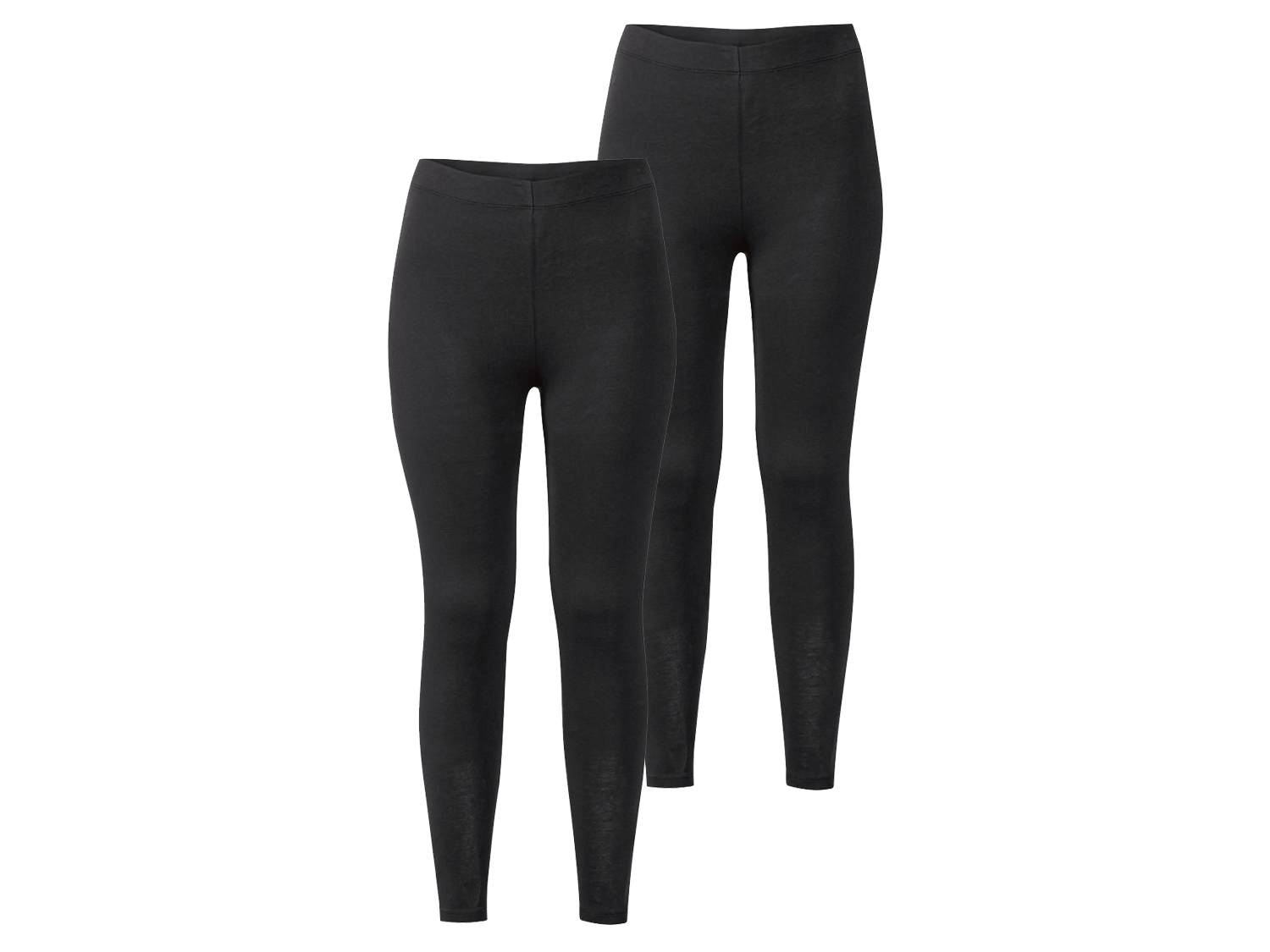 esmara® Dámské legíny, 2 kusy (XS (32/34), černá)