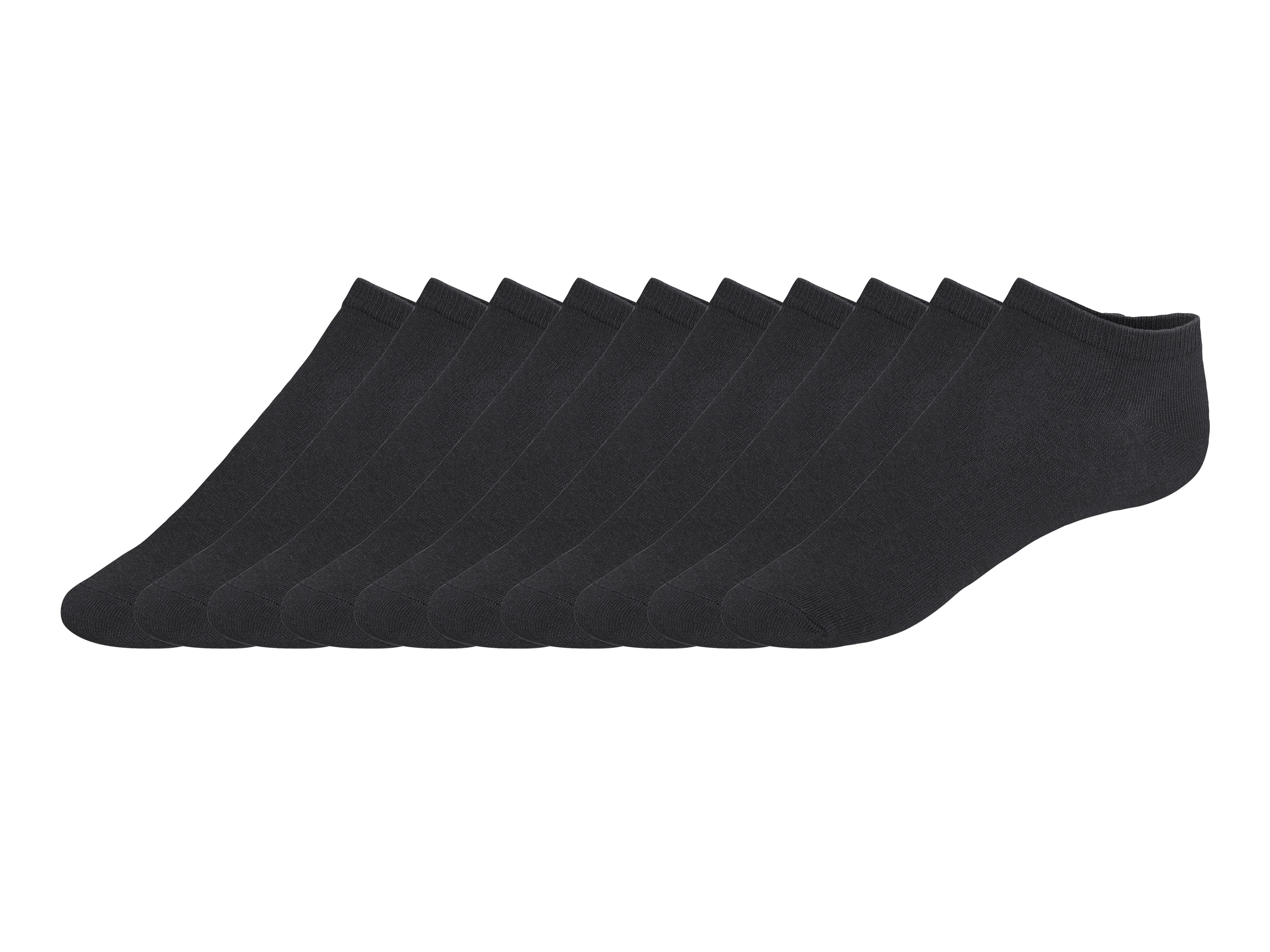 Livergy® Pánské nízké ponožky, 10 párů (černá, 39-42)