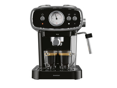 SILVERCREST® KITCHEN TOOLS Espresso kávovar SEM 1050 A2, černá