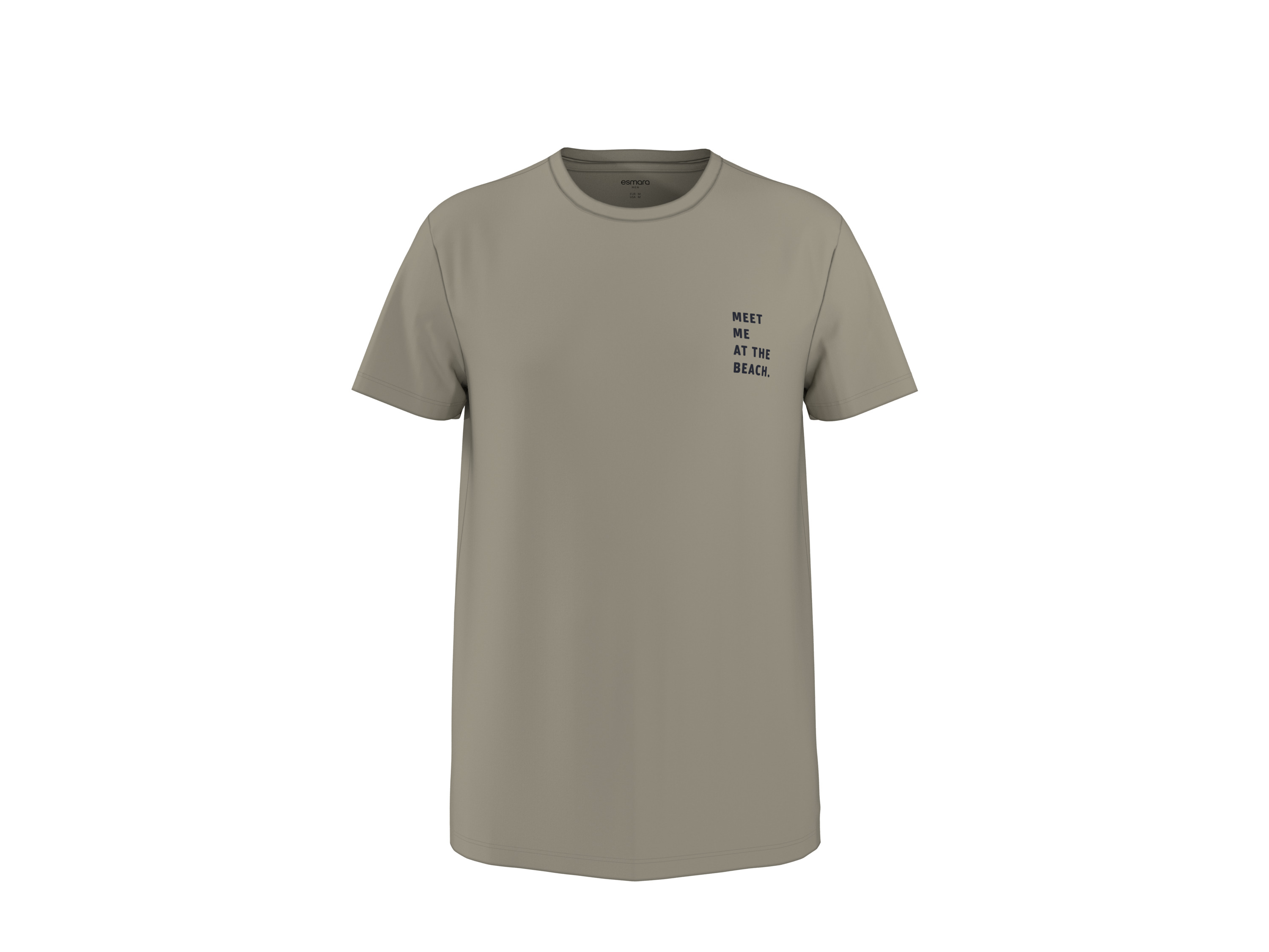 Esmara MEN Pánské triko (béžová, XL (56/58))