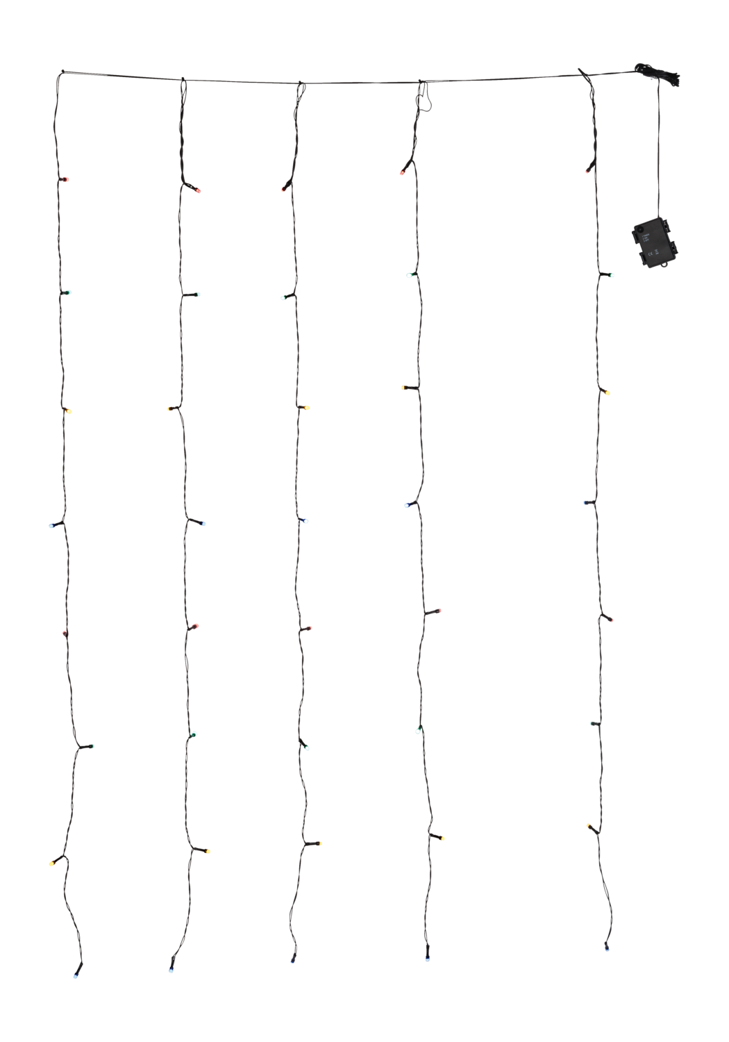 Livarno home Světelný LED závěs, 40 LED (barevná)