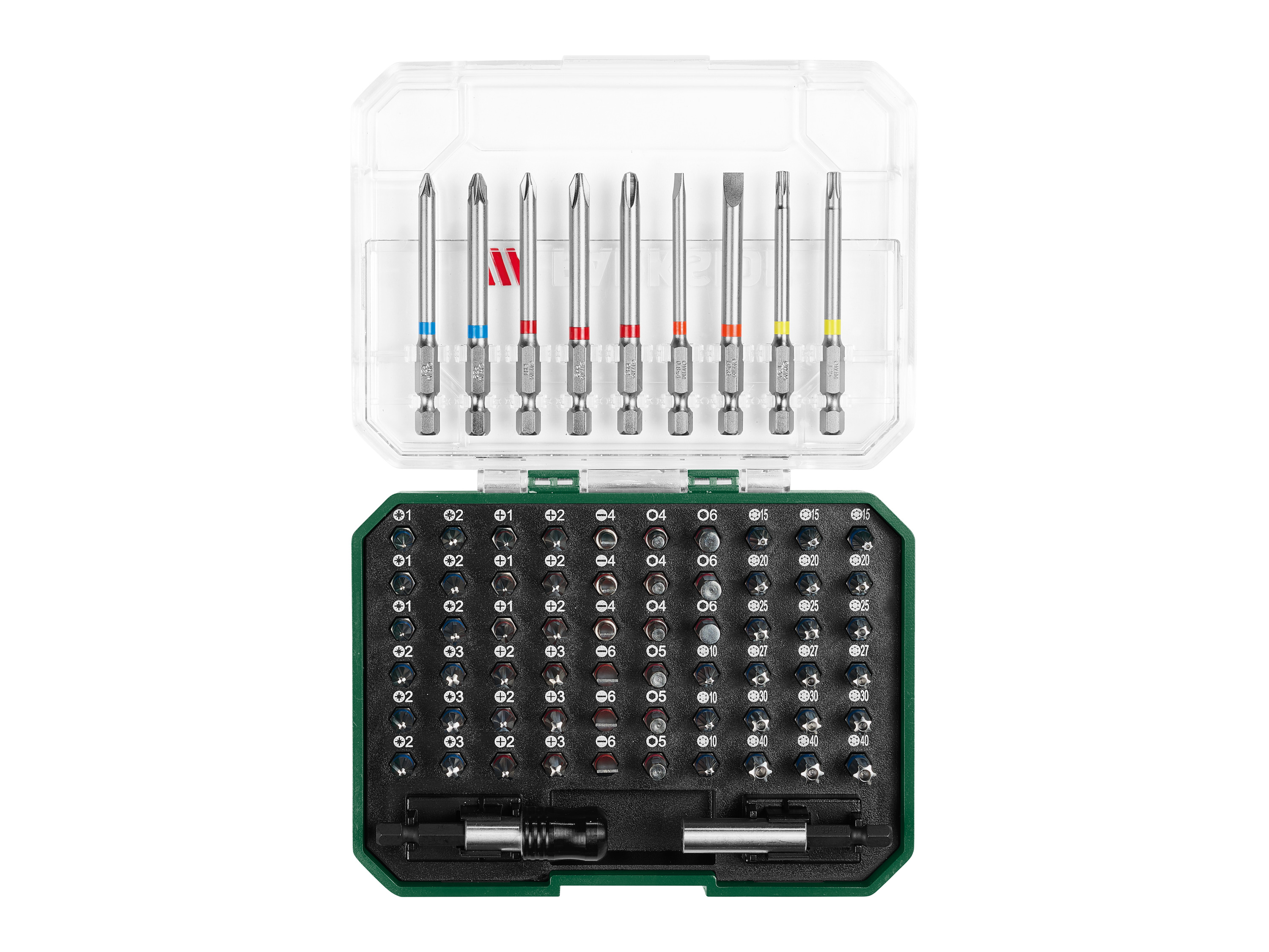 Parkside® Sada bitů / Sada bitů a nástrčných klíčů Pbs3 A2 (sada bitů, 71dílná)