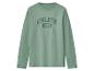 Zelené tričko s dlouhým rukávem s potiskem „ATHLETIC 1986“