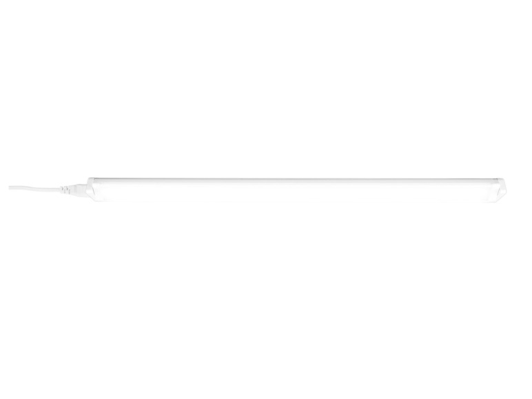 Bílá LED lampa s kabelem.