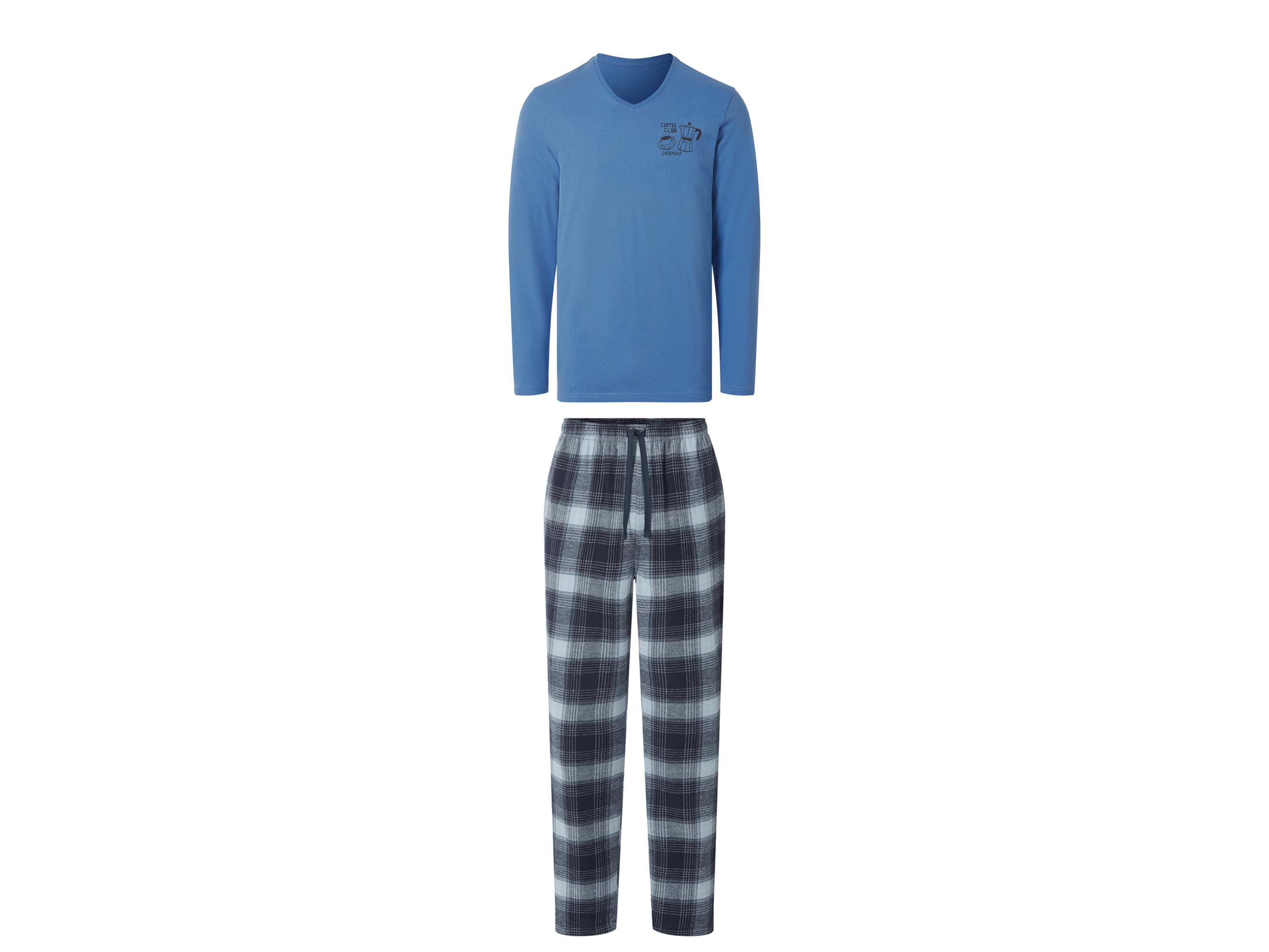 Esmara MEN Pánské pyžamo (modrá / navy modrá, M (48/50))