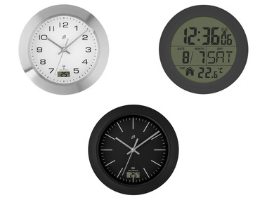 AURIOL® Koupelnové hodiny řízené rádiovým signálem