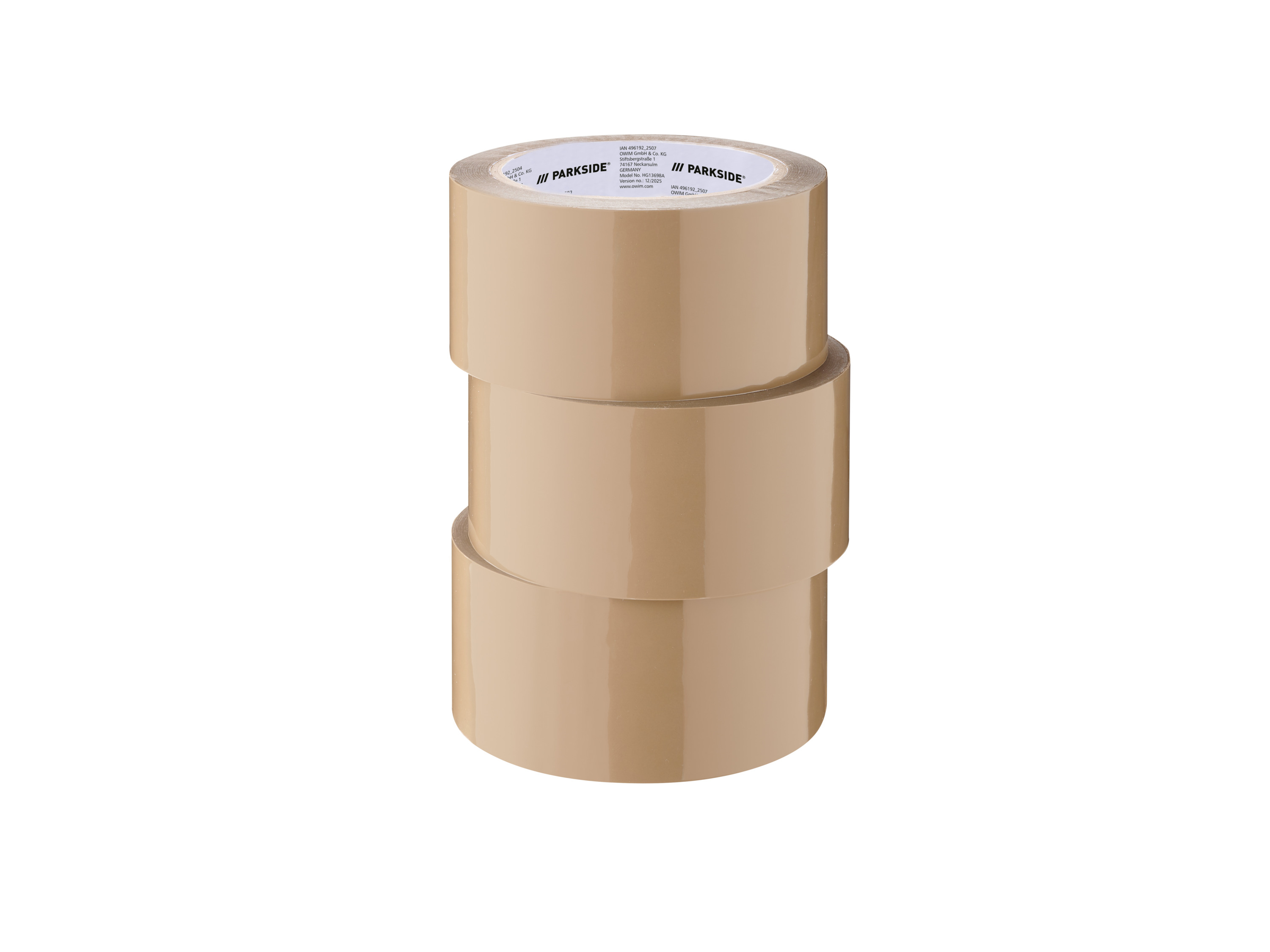 Parkside® Sada lepicích pásek, 3dílná (hnědá)