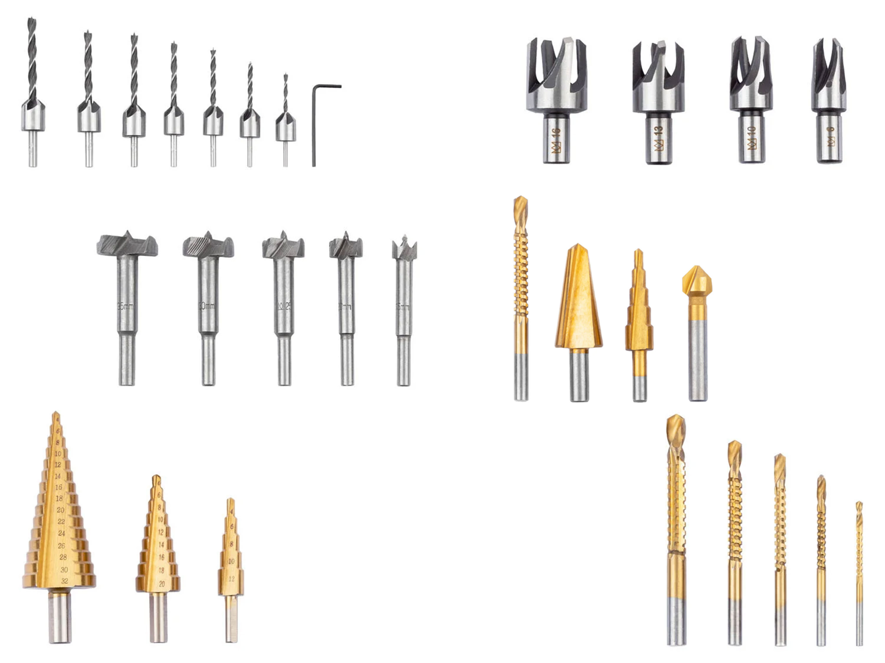 PARKSIDE® Sada speciálních vrtáků PSB 6 A1