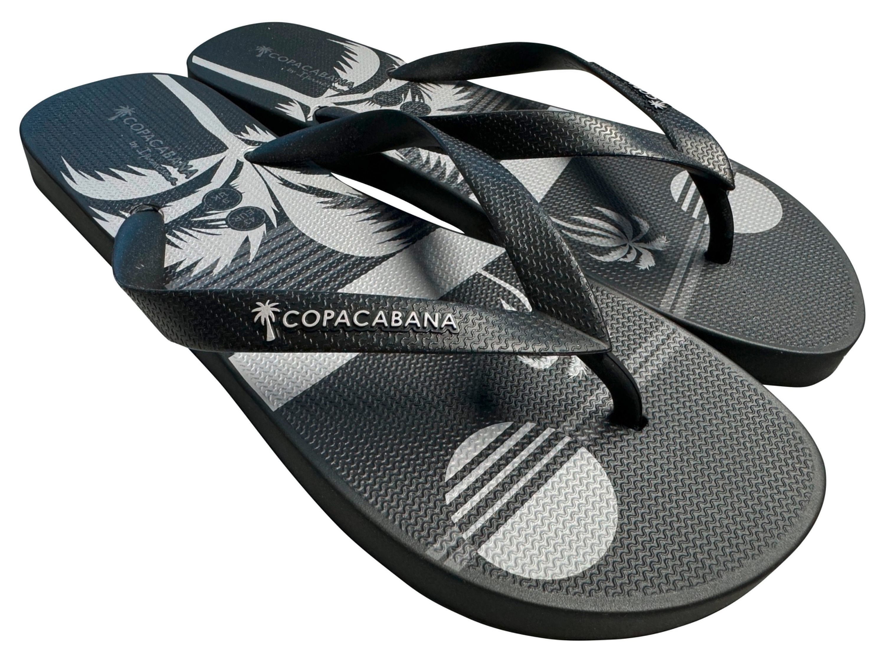 Copacabana by Ipanema Dámské / Pánské žabky (pánská/palma/šedá, 41/42)