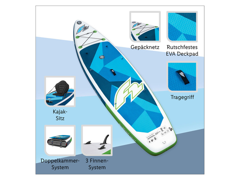  Zobrazit na celou obrazovku F2 Dvoukomorový paddleboard Allround 10'6" - Obrázek 4