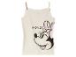 Bílé tílko s potiskem Minnie Mouse.