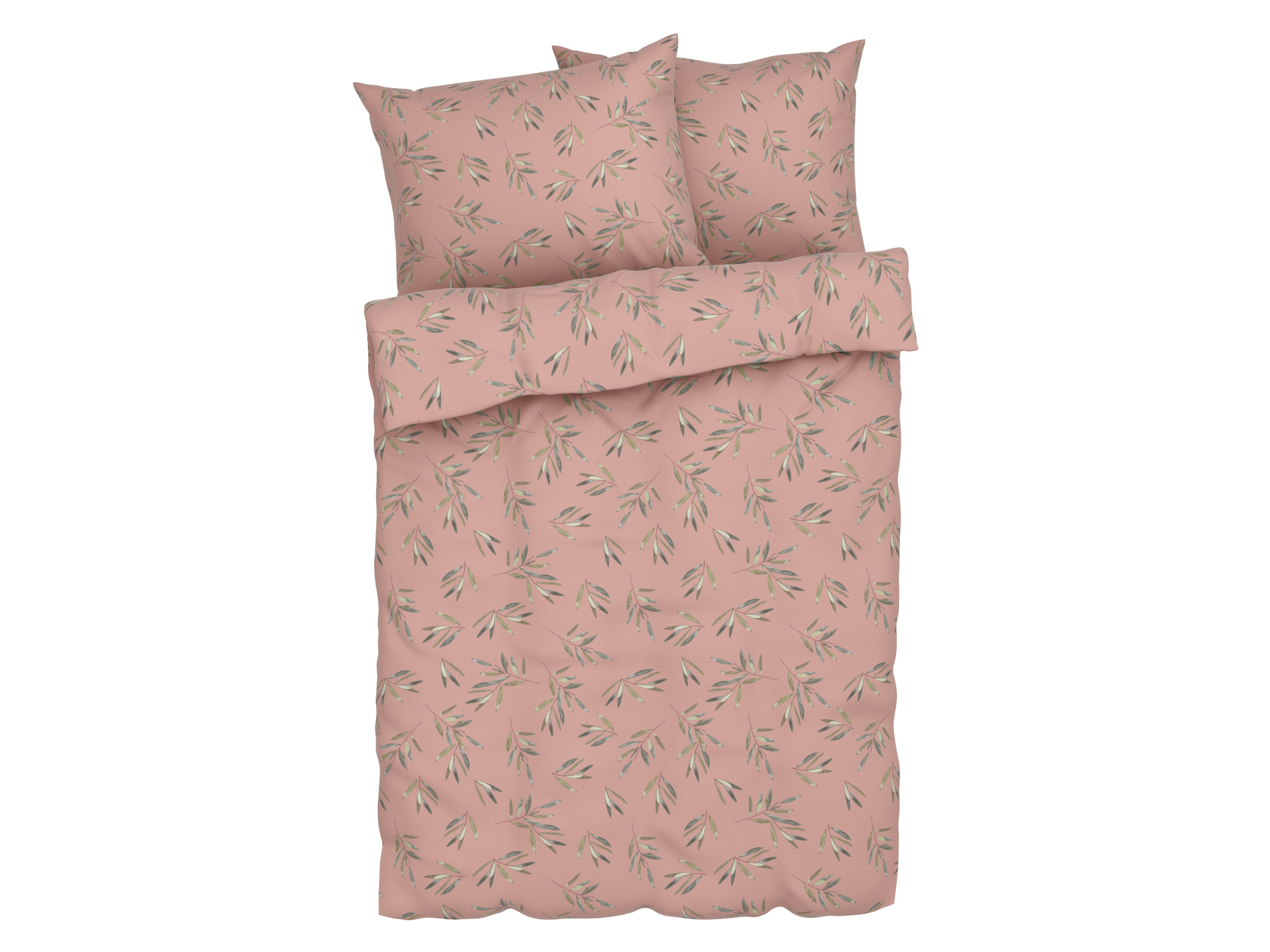 Livarno home Ložní povlečení z mikrovláknitého saténu, 220 x 240 cm, 70 x 90 cm (květiny / lila fialová)