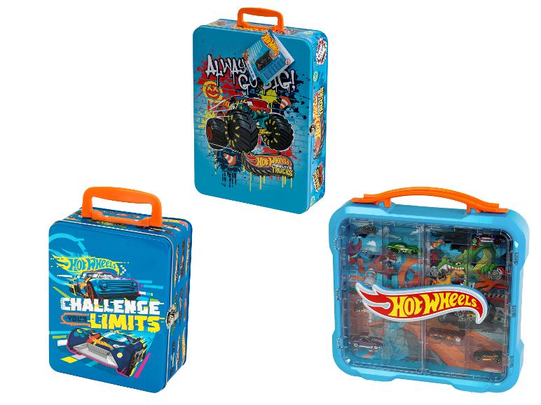 KLEIN Hot Wheels kufříky na autíčka v různých provedeních.