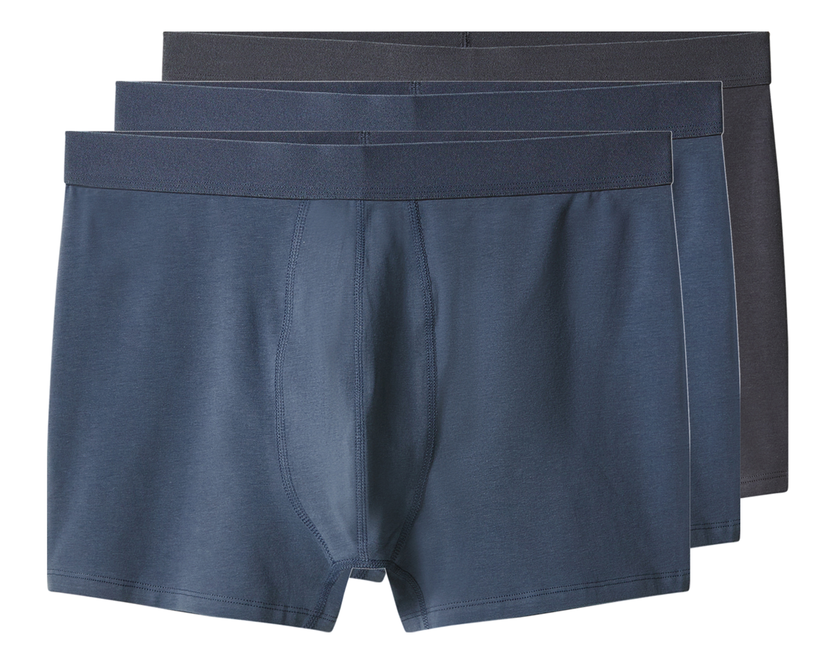 esmara Men Pánské boxerky, 3 kusy (tmavě šedá / tmavě modrá, 9/3Xl)