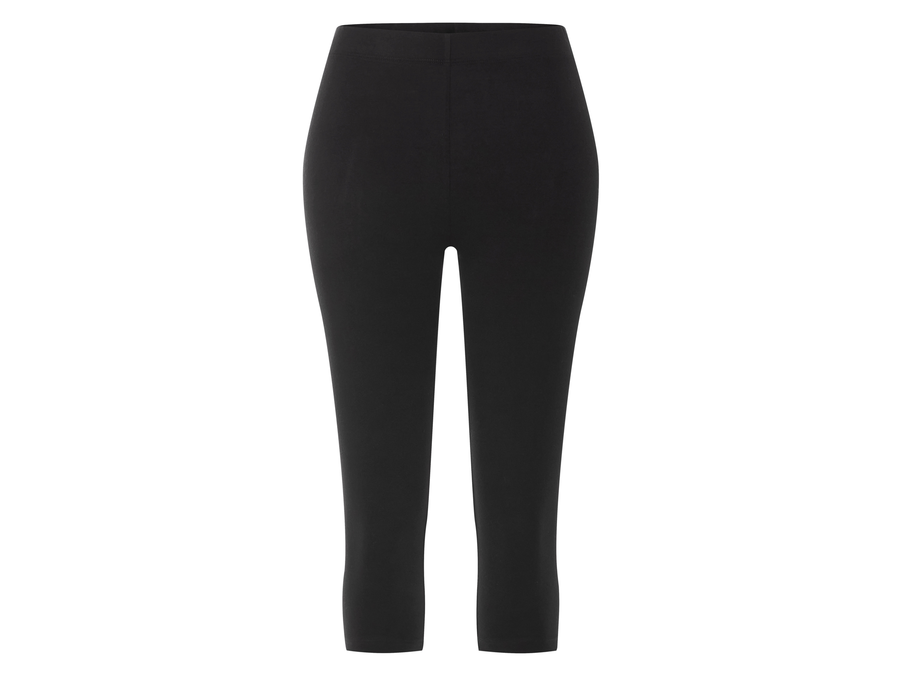 esmara® Dámské capri legíny s BIO bavlnou (černá, M(40/42))