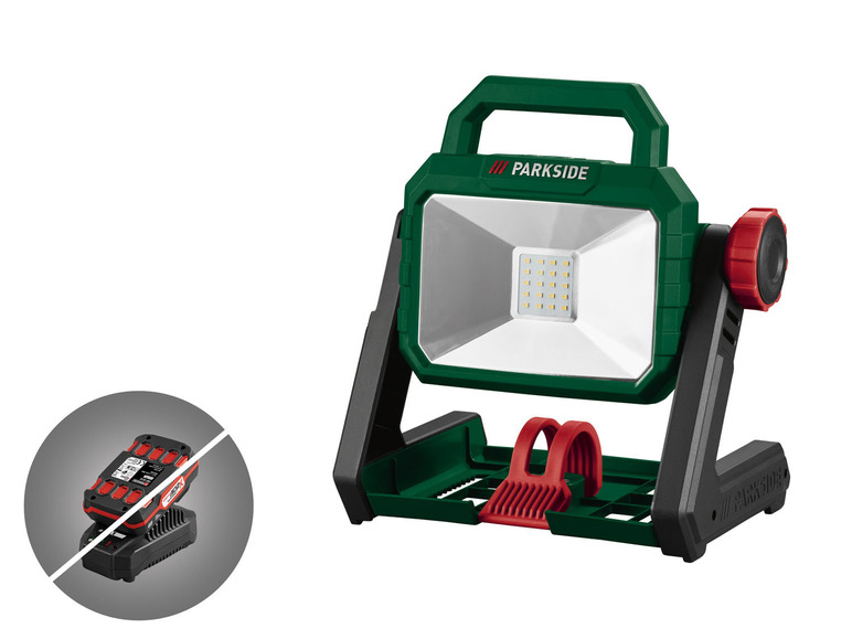  Zobrazit na celou obrazovku PARKSIDE® Aku LED reflektor PLSA 20-Li A1 – bez akumulátoru a nabíječky - Obrázek 1