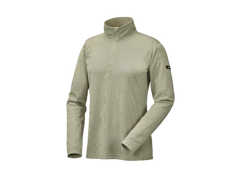 Šedý svetr s dlouhým rukávem a polovičním rolákem od značky Parajumpers.
