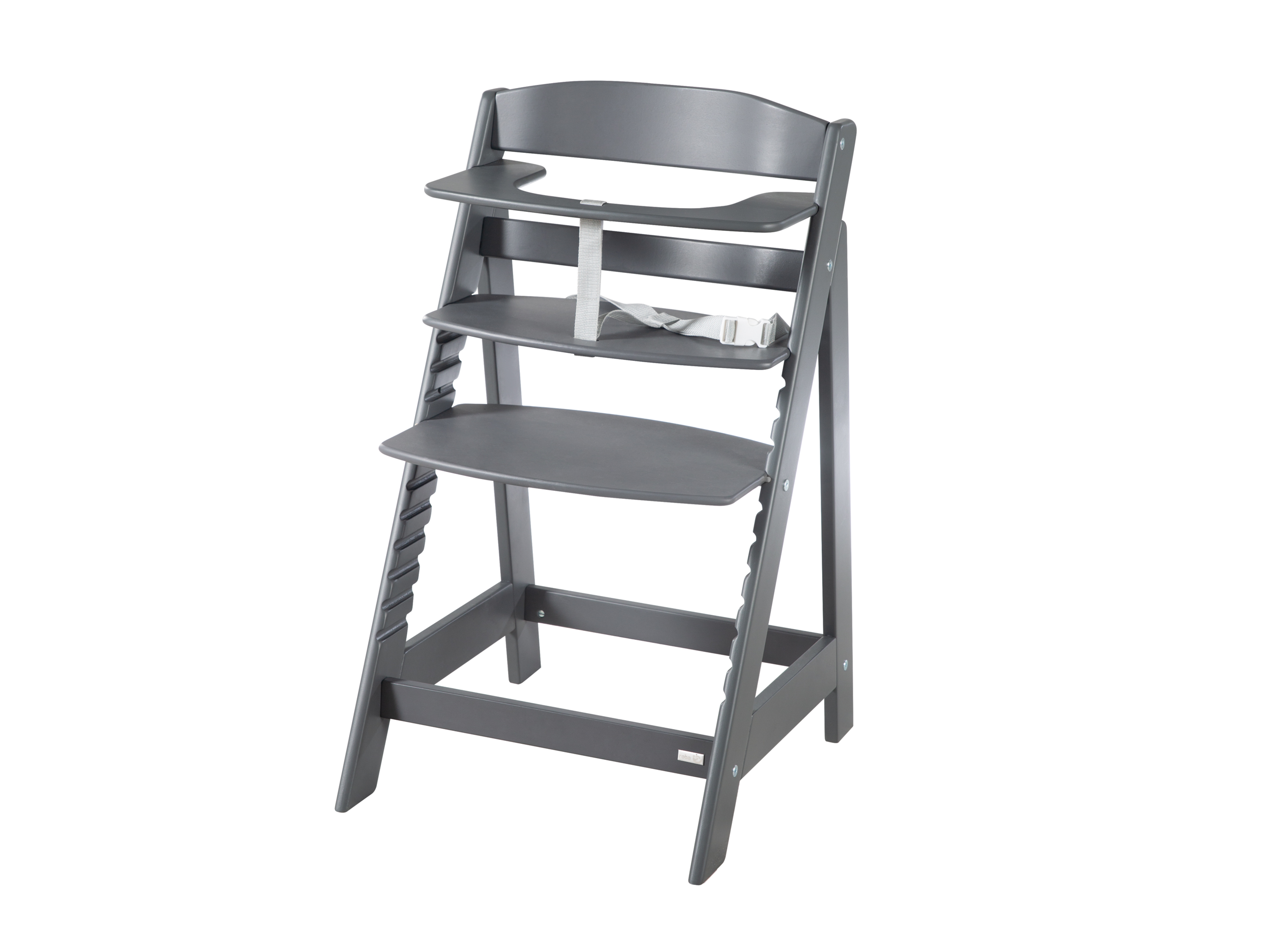 roba Dětská vysoká židlička Sit Up se schůdky (antracitová Flex)