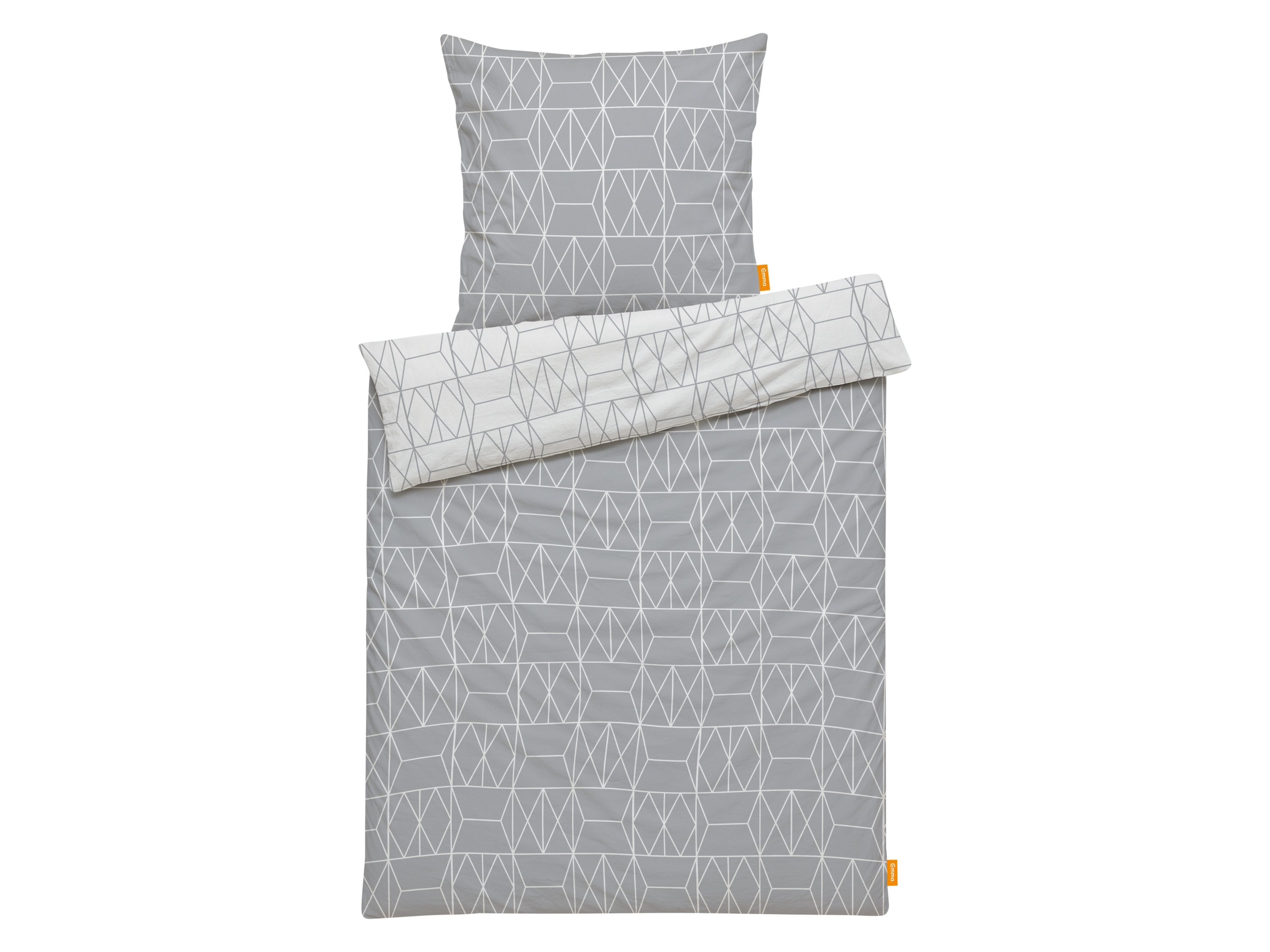 Emma Ložní povlečení Renforcé, 140 x 200 cm, 70 x 90 cm (šedá)