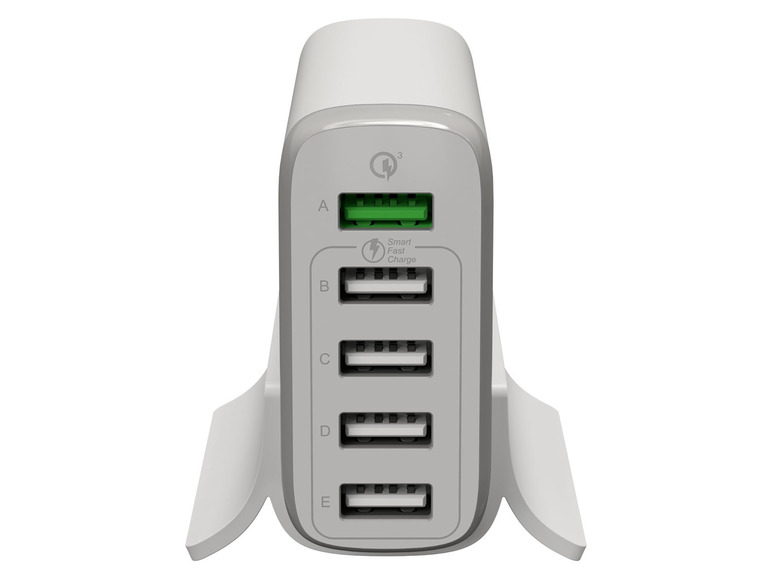 Zobrazit na celou obrazovku TRONIC® Multi USB-A nabíječka 30 W, 5 portů, QC TM 3.0 - Obrázek 2