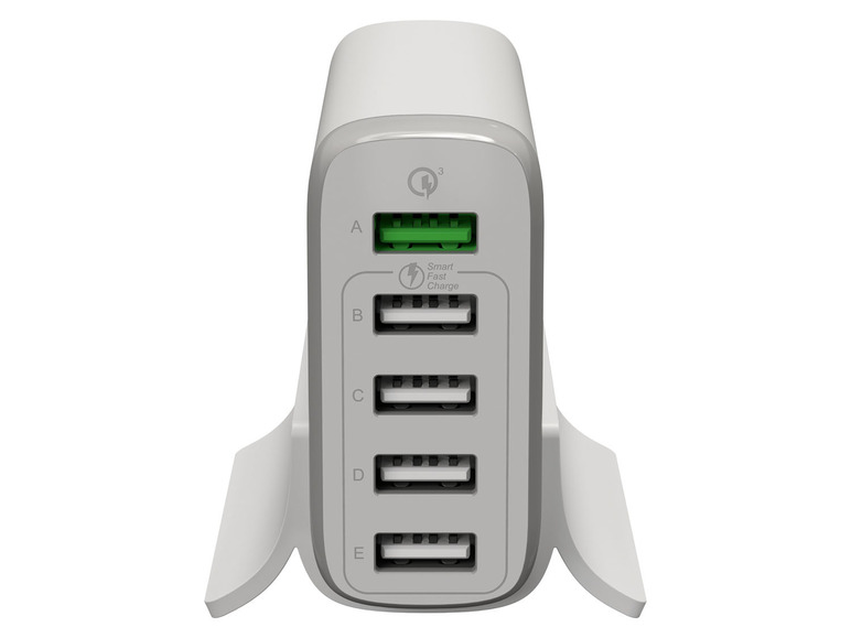  Zobrazit na celou obrazovku TRONIC® Multi USB-A nabíječka 30 W, 5 portů, QC TM 3.0 - Obrázek 2