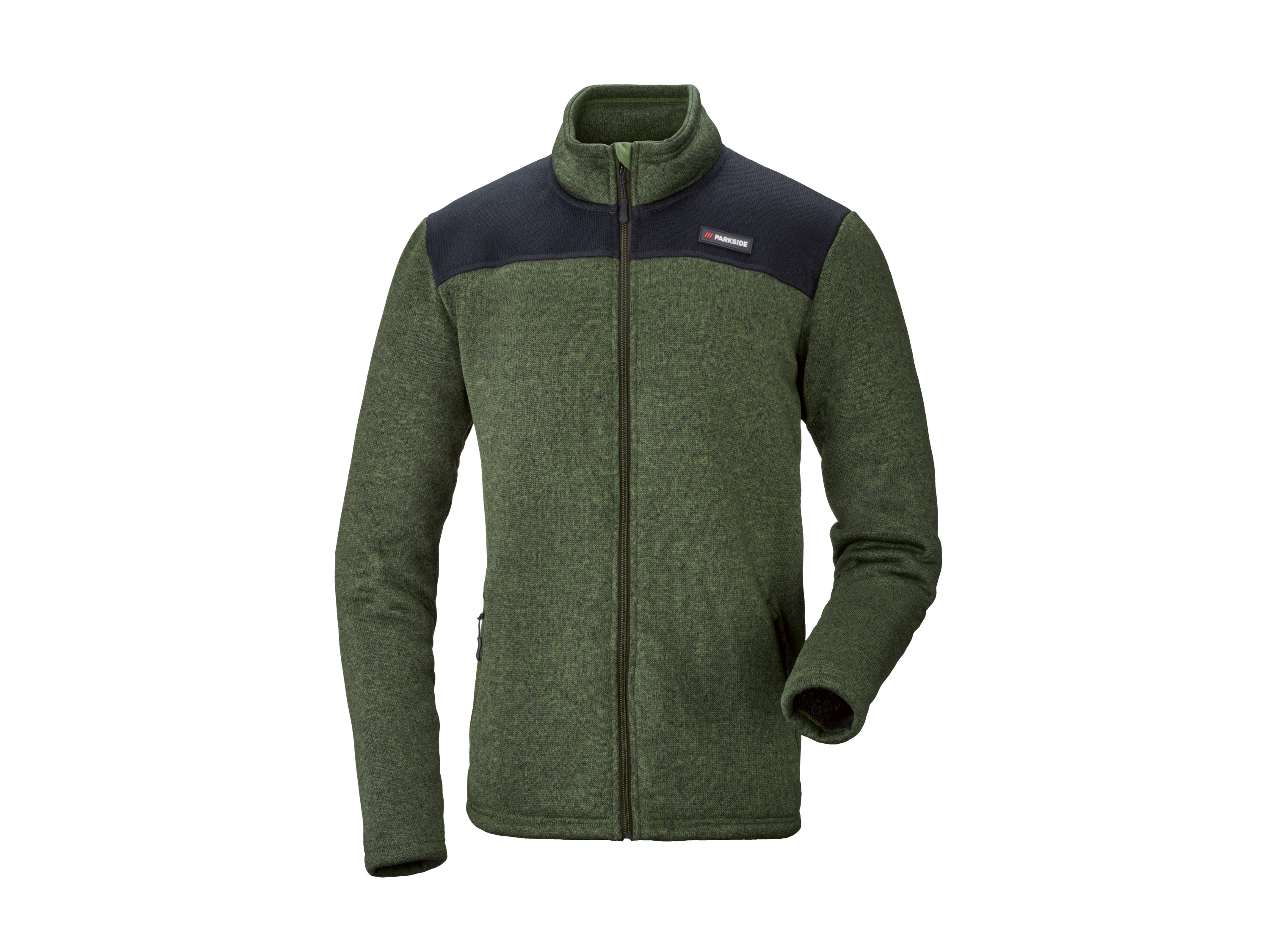 Parkside® Pánská bunda z pleteného fleecu (khaki, S (44/46))