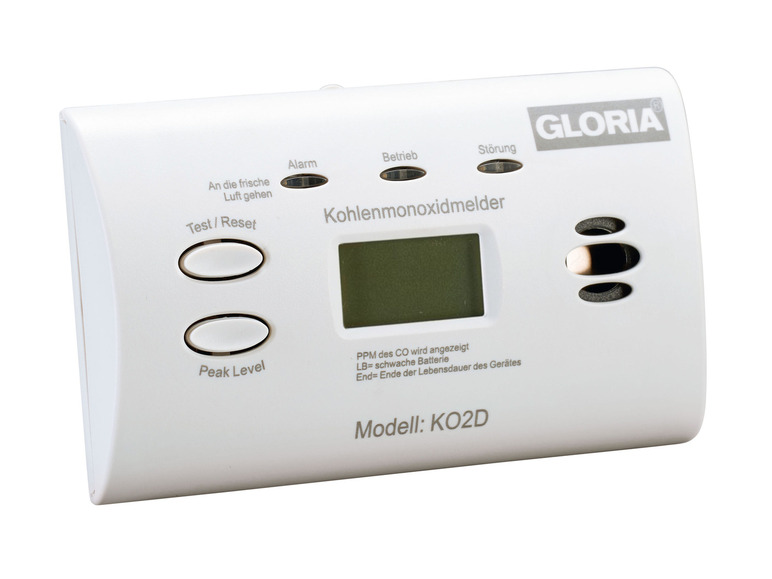  Zobrazit na celou obrazovku GLORIA Detektor oxidu uhelnatého KO2ED - Obrázek 3