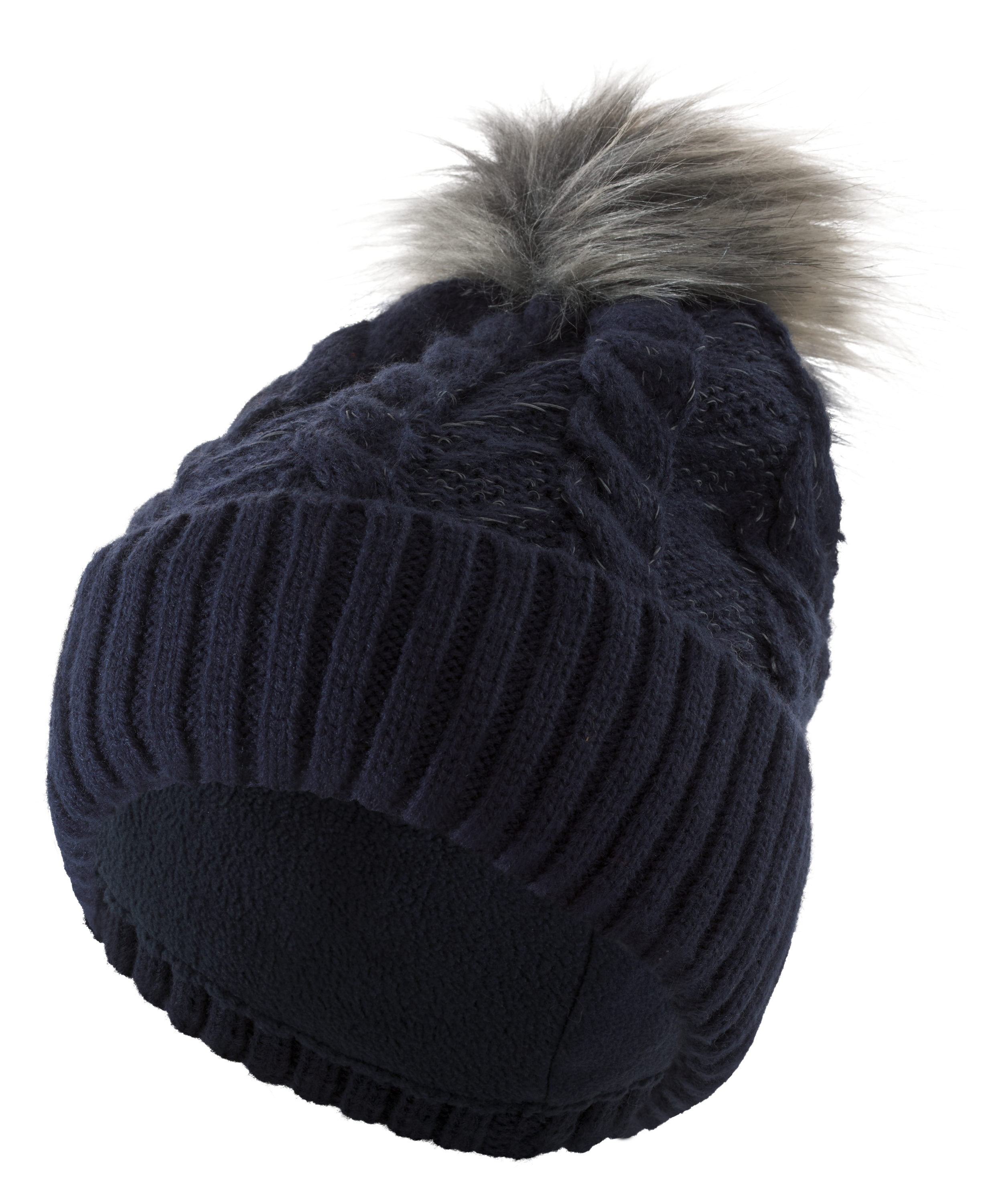 Crivit Pletená čepice (navy modrá, S/M)