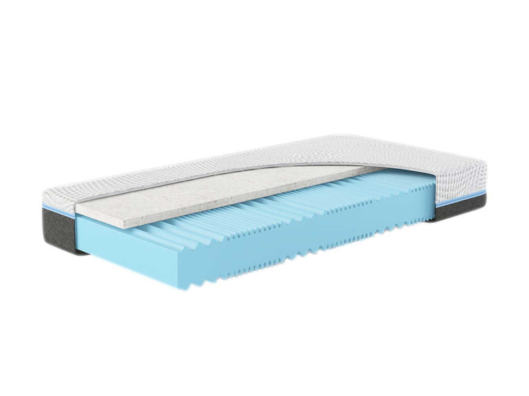  Zobrazit na celou obrazovku Hn8 Schlafsysteme Sada 7zónových matrací ze studené pěny s krycí vrstvou z pěnové viskózy, 2dílná (90 x 200 cm, 2x H2) - Obrázek 3