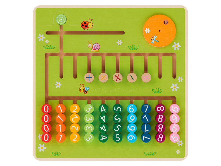  Zobrazit na celou obrazovku Playtive Dřevěná výuková hra Montessori - počítání - Obrázek 6
