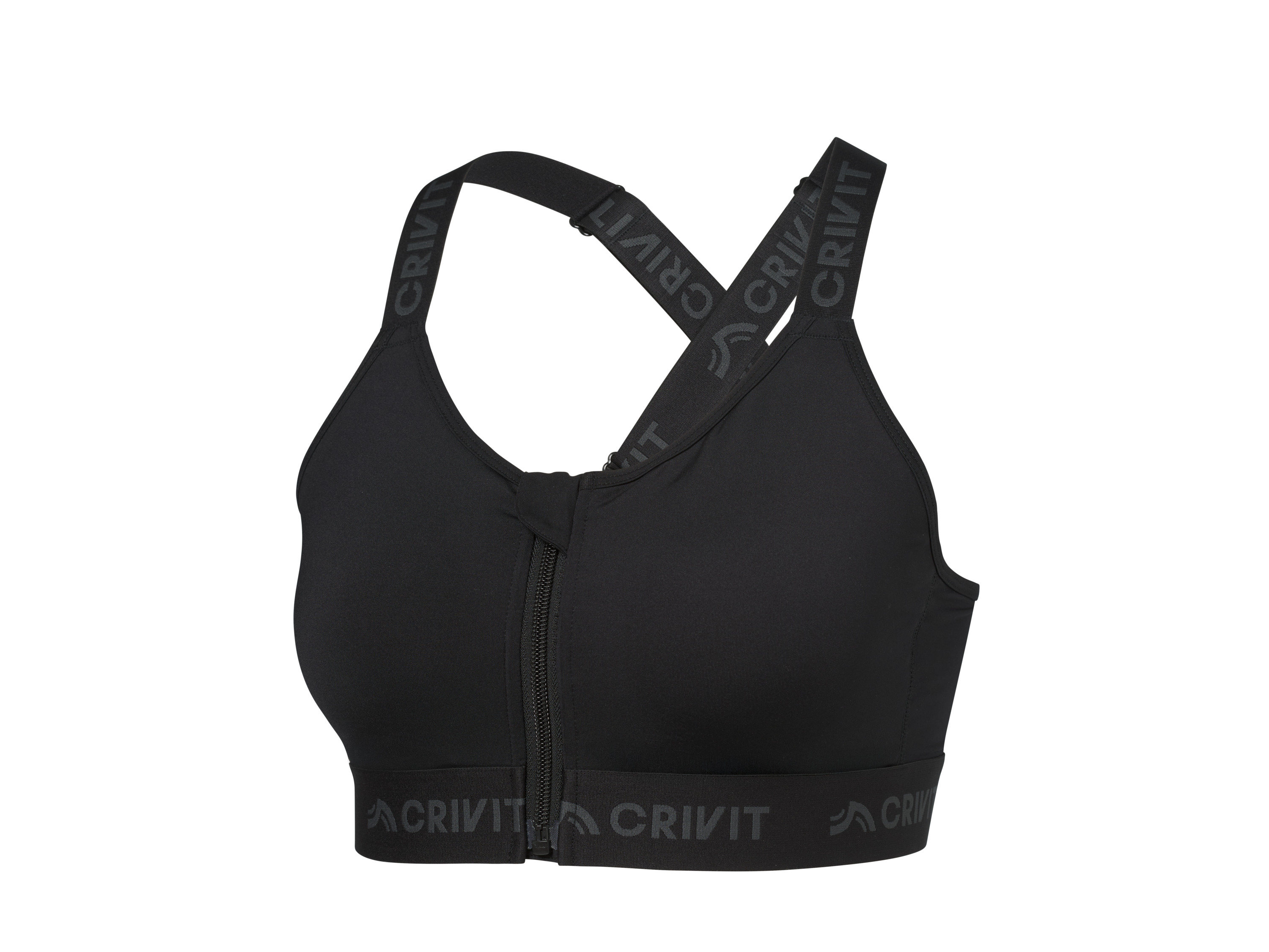 Crivit Dámská sportovní podprsenka, High Level (černá, S(36/38))