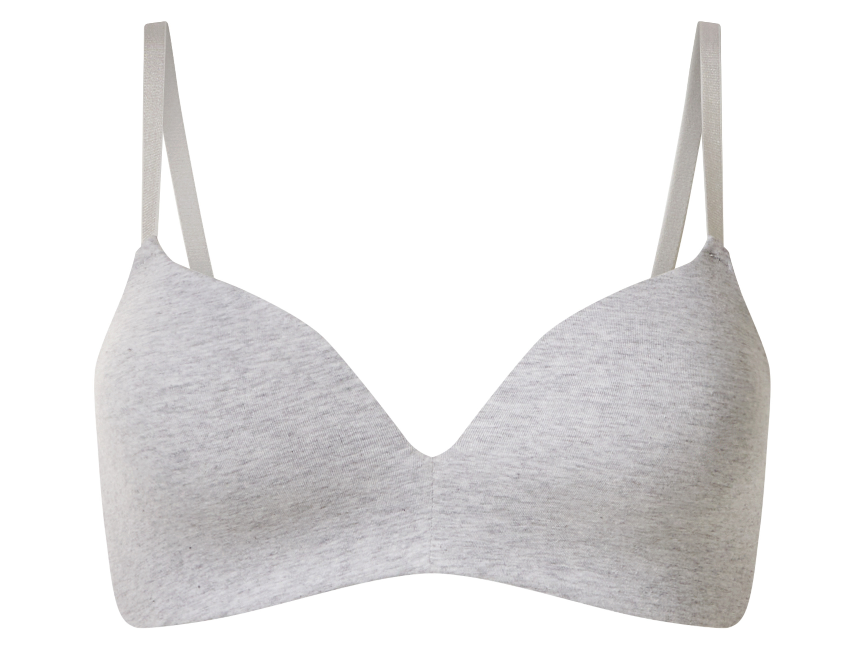 esmara® Dámská podprsenka s BIO bavlnou (světle šedá, 75B)