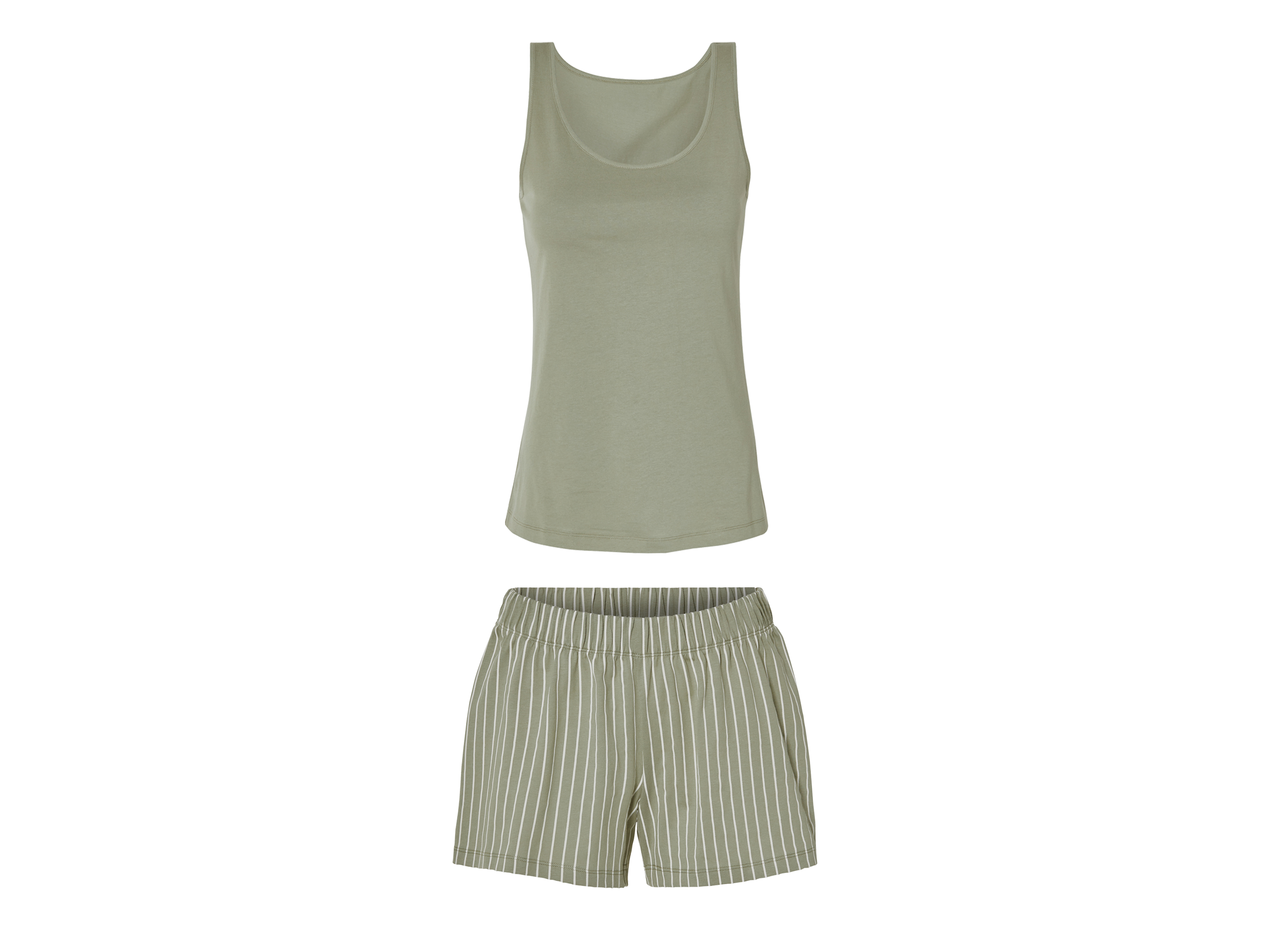 esmara® Dámské pyžamo (olivová, Xs(32/34))