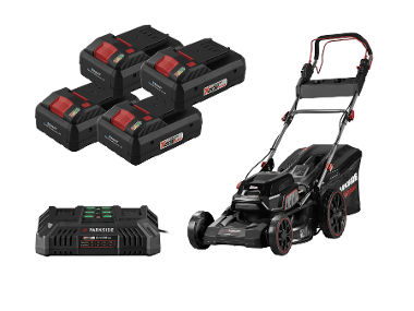 PARKSIDE PERFORMANCE® Aku sekačka na trávu PPRMA 40-Li C3, 4x Smart 4 Ah