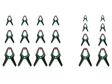 PARKSIDE® Sada upínacích svorek, 8dílná / 12dílná