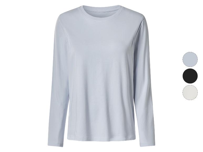 Světle modré tričko s dlouhým rukávem s možnostmi barev vedle