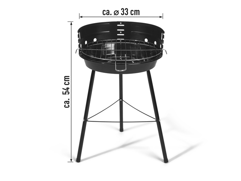  Zobrazit na celou obrazovku GRILLMEISTER Kruhový gril GRG 33 A1, Ø 33 cm - Obrázek 5