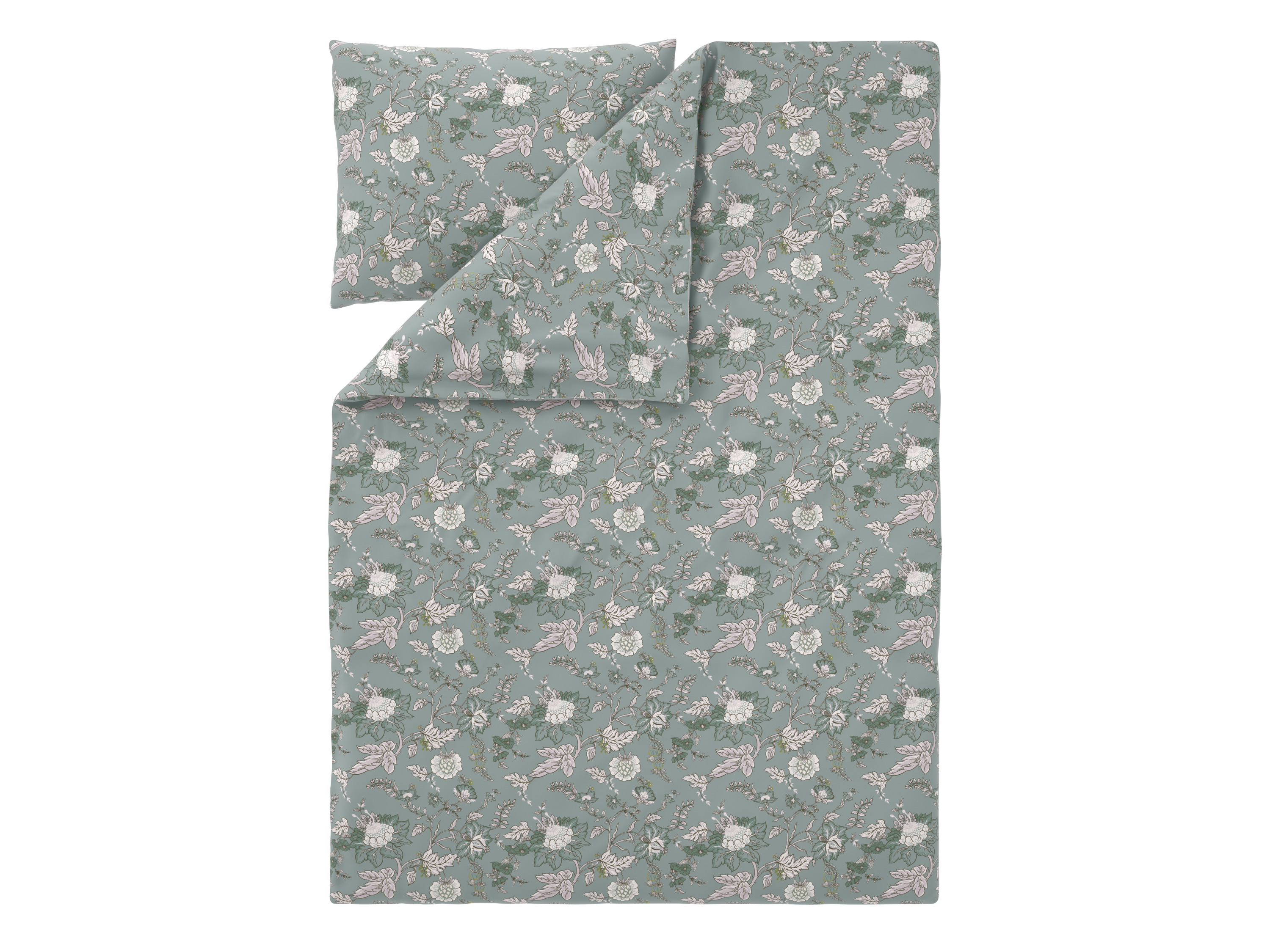 LivarnoÂ® SatĂ©novĂ© loĹľnĂ­ povleÄŤenĂ­, 140 x 200 cm, 70 x 90 cm (zelenĂˇ)