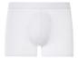 Bílé pánské boxerky.