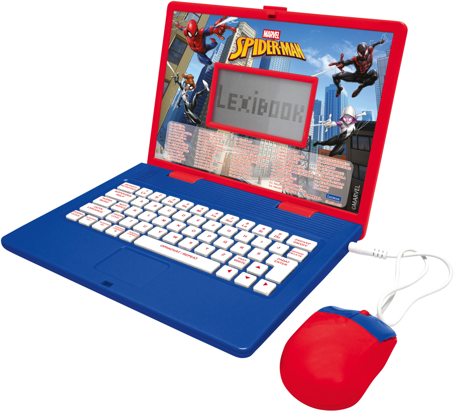 Lexibook Dětský notebook Disney Stitch/Spiderman