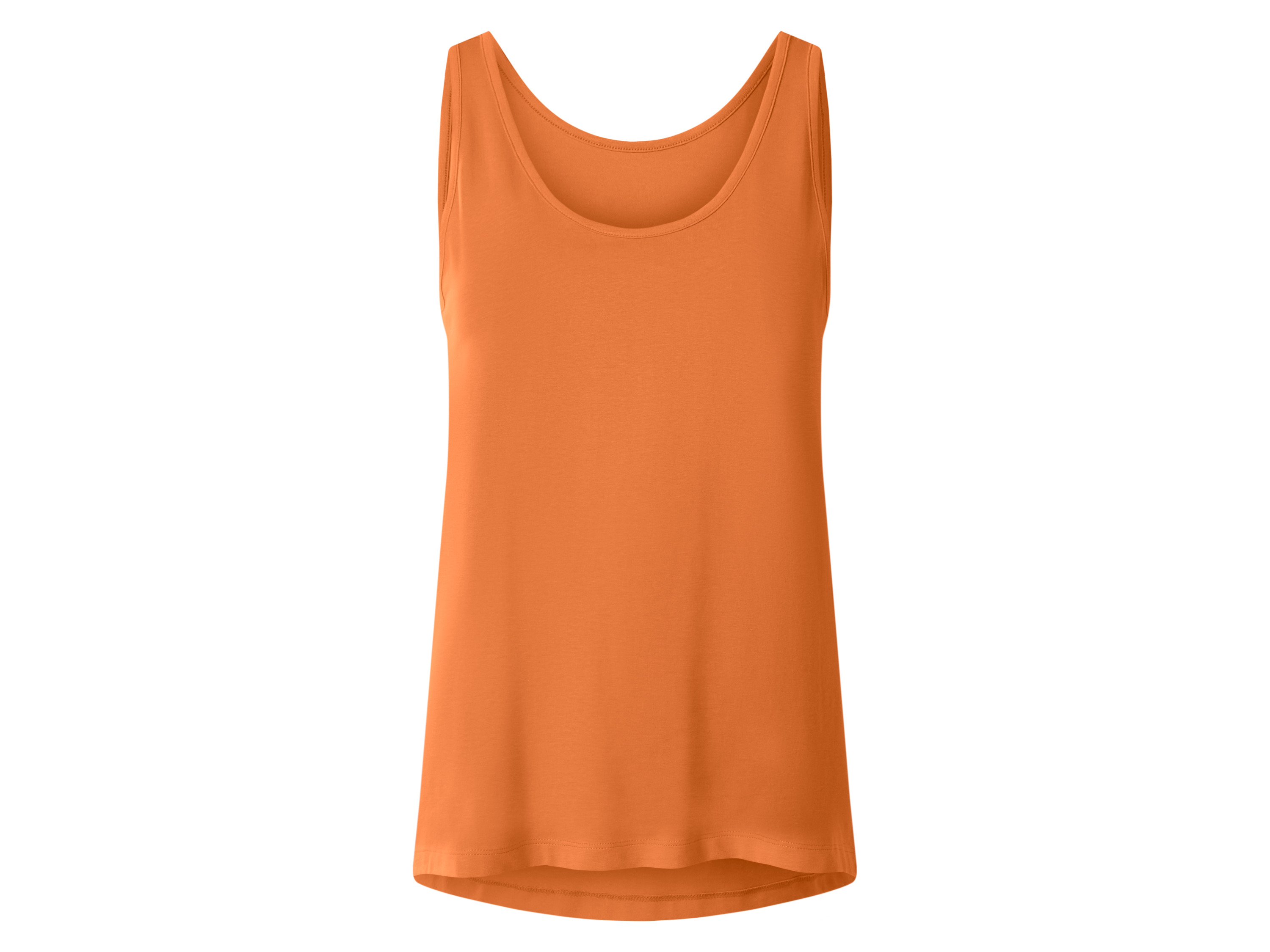Esmara® Dámský top s BIO bavlnou (oranžová, S (36/38))