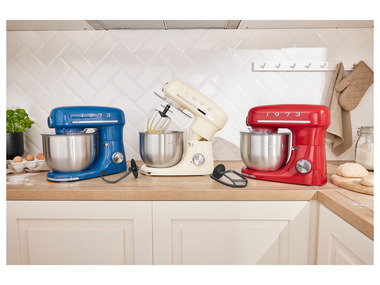 SILVERCREST® KITCHEN TOOLS Kuchyňský robot retro 1973 SKML 600 A1, červená