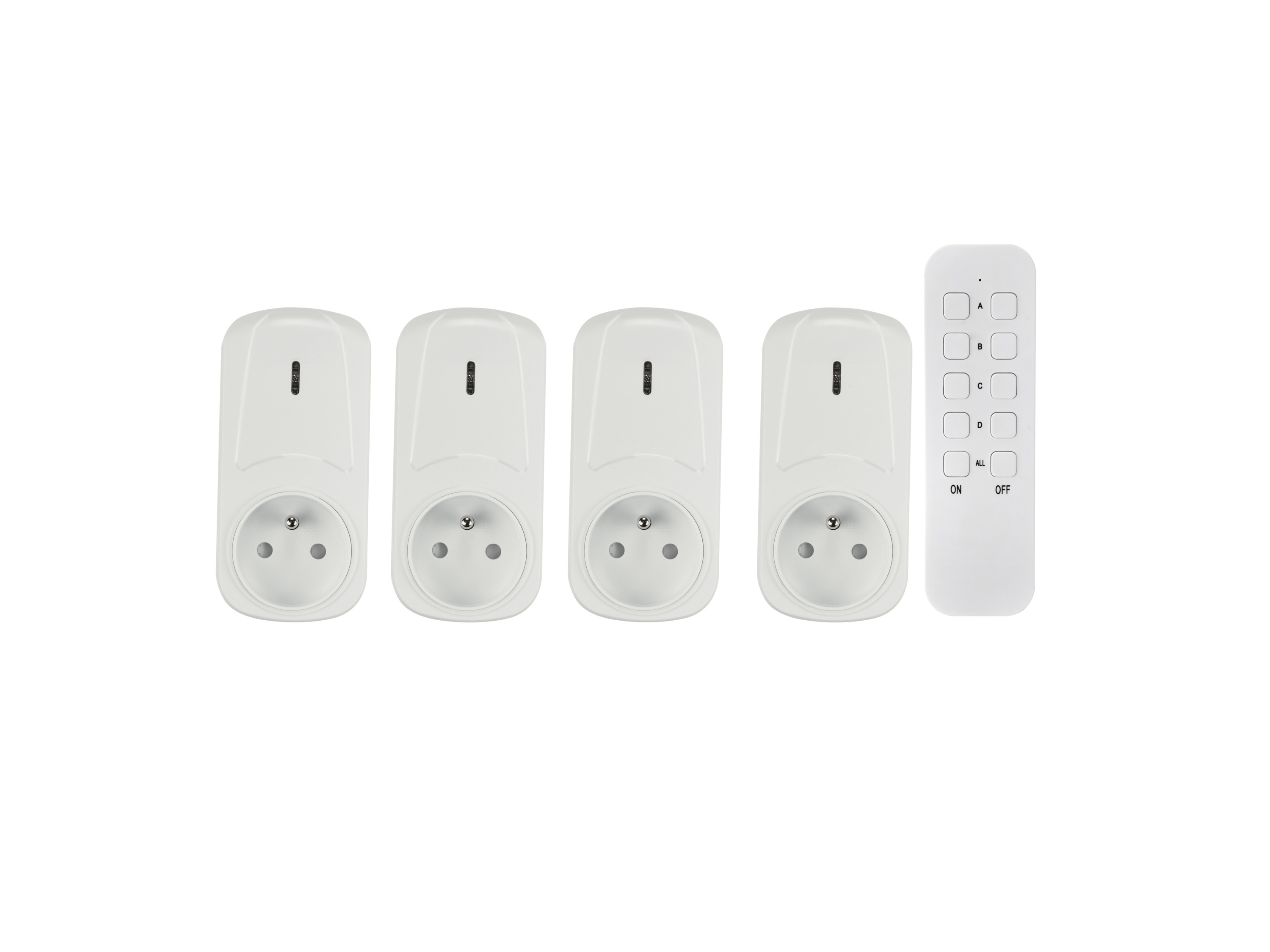 Tronic® Sada interiérových/exteriérových rádiově řízených zásuvek, 5dílná / 3dílná (vnitřní)