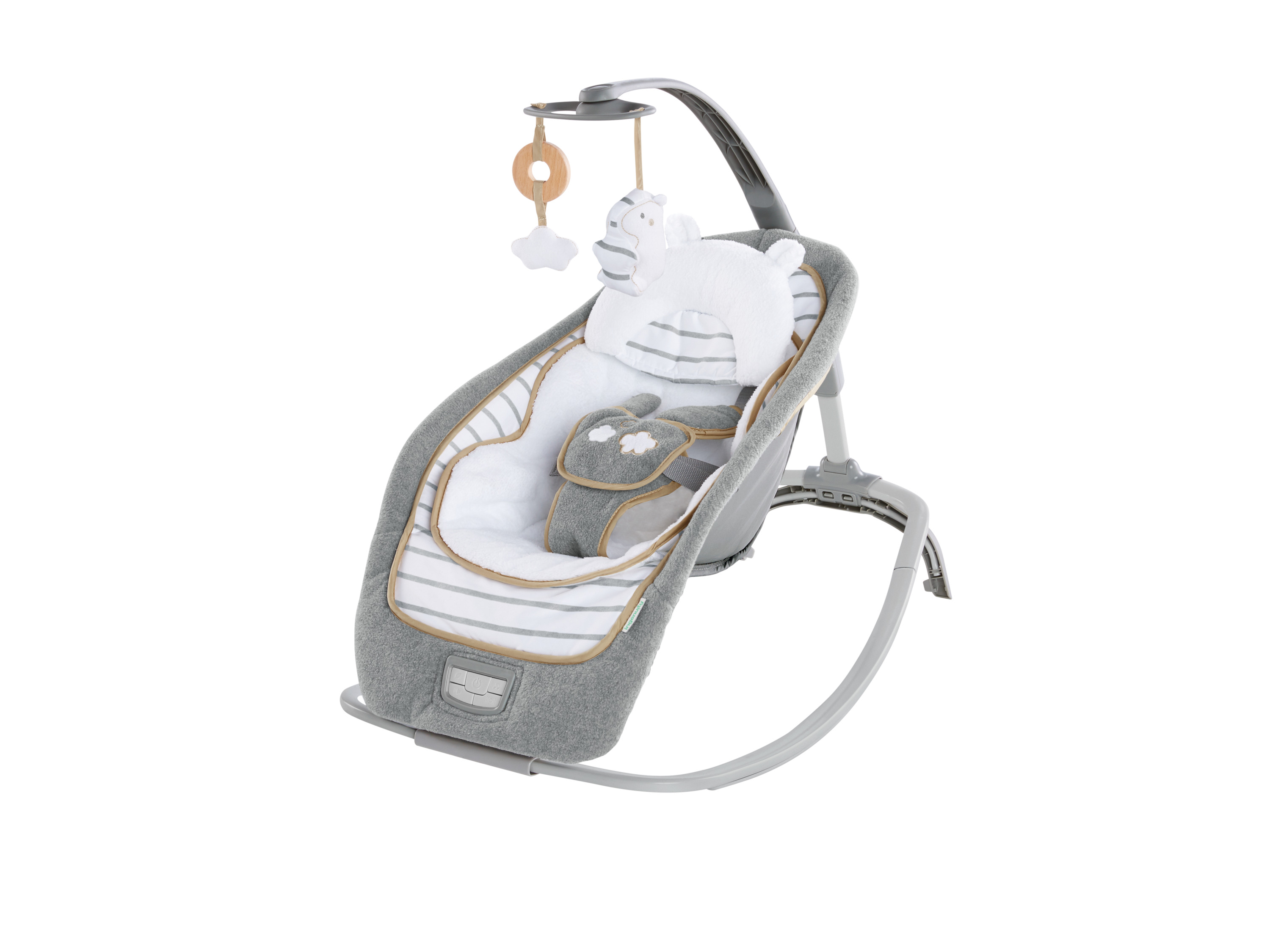 Ingenuity™ Dětské lehátko Rocking Seat Bella Teddy, šedá
