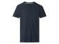 Tmavě modré pánské tričko s krátkým rukávem.