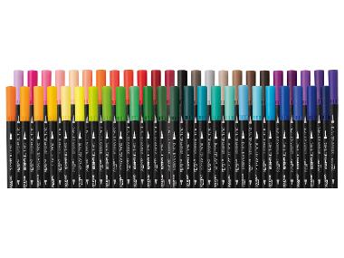 CRELANDO® Oboustranné popisovače Twinmarker XXL