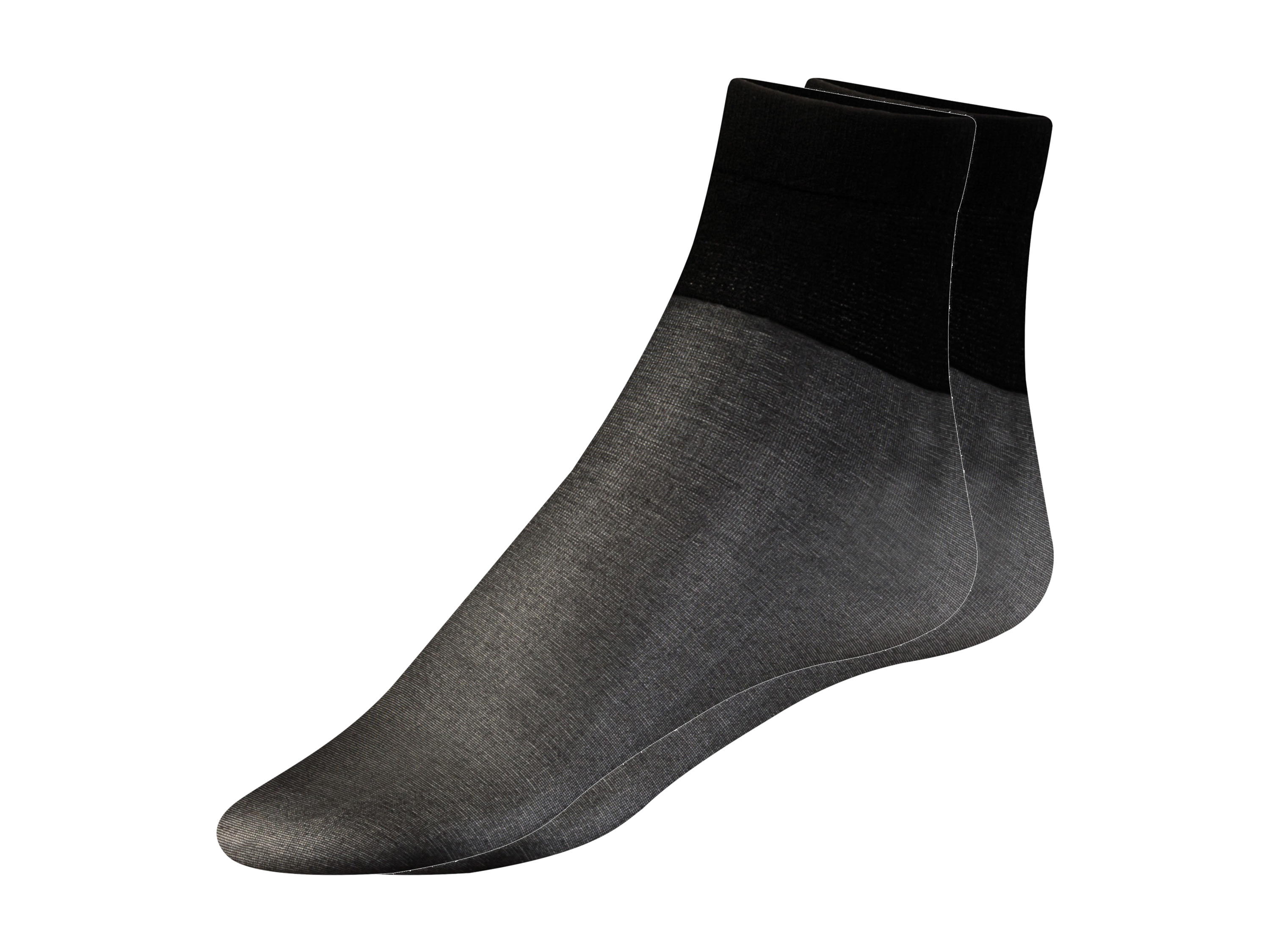 esmara® Dámské ponožky, 2 páry (černá)